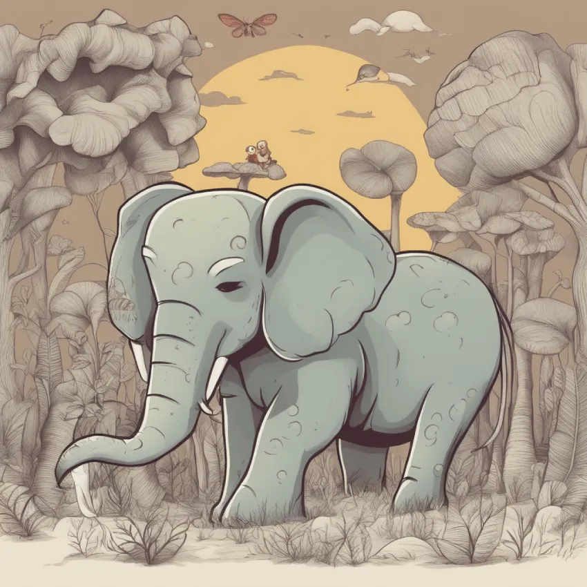 Cuento El Elefante y la Hormiga
